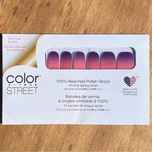 NWT Color Street Til the Glitter End Retired Real Nail Polish Strips